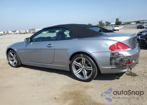 2006 BMW 650 I z USA, uszkodzony, nr VIN WBAEK13406CN76406
